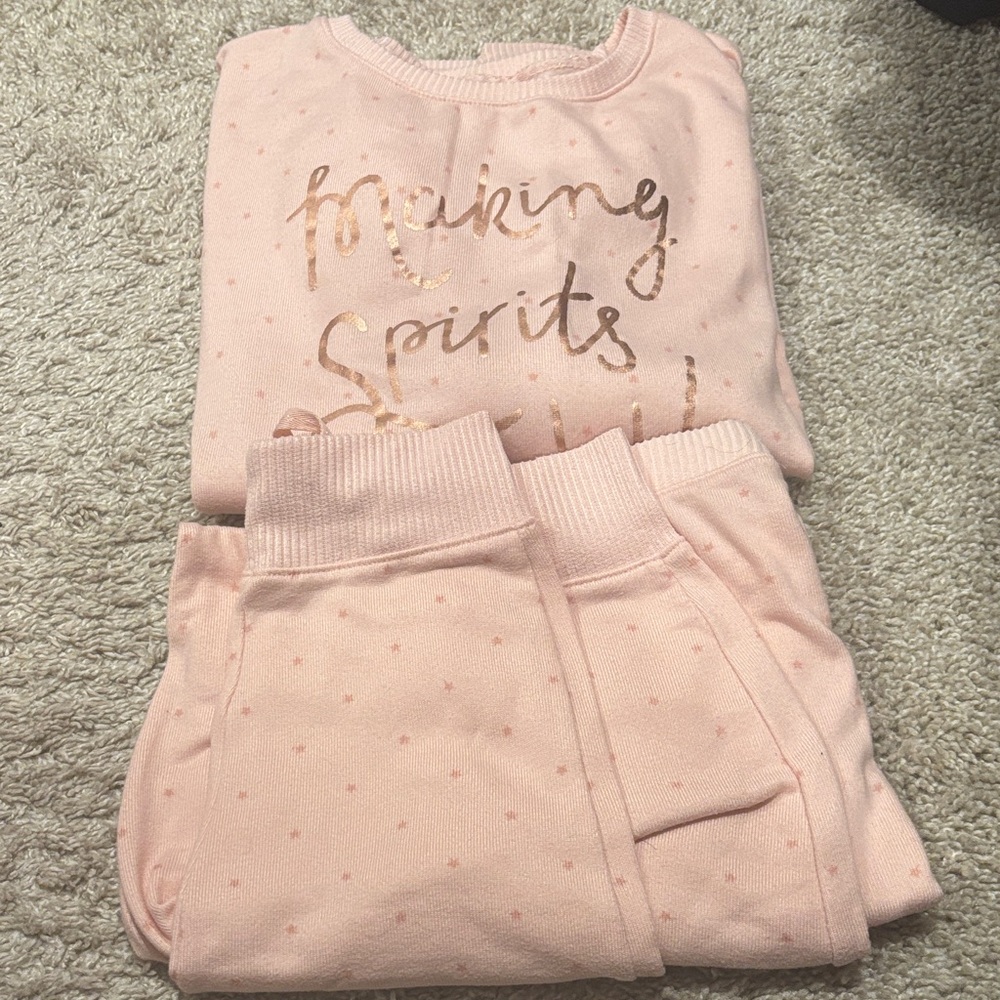 Lauren Conrad Medium Fleece Pajama Set